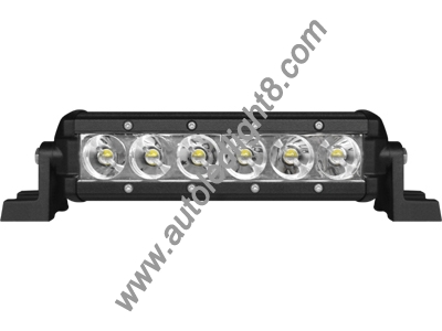 Single row 18w LED bar spot Light Truck ATV UTV 4X4 off road fog driving jeep 