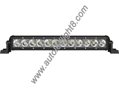 HOT SALE! 11inch Single Row LED light bar cree 27w truck roof off road tractor light bar