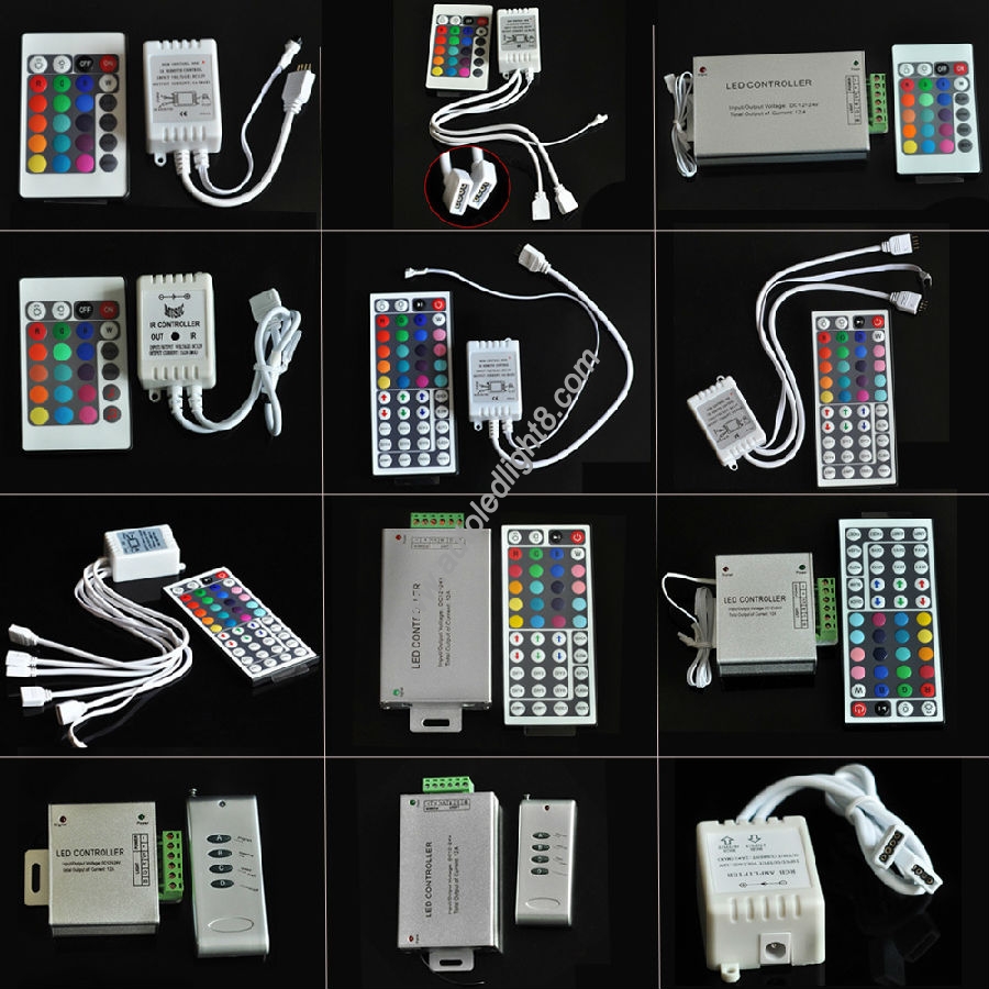 12V 24 Keys IR Remote Controller for SMD 3528 5050 RGB LED SMD Strip Lights