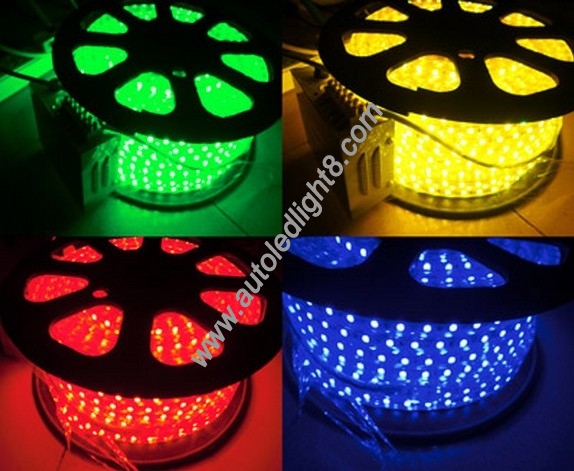 RGB color LED Strip, 220V High Power LED Strip Lighting, 5050 Flexible LED Strip Light