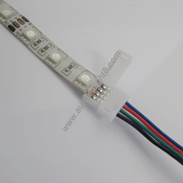 ​ 4pin RGB Led Strip Connector Adapter with 10cm Cable for 5050strips