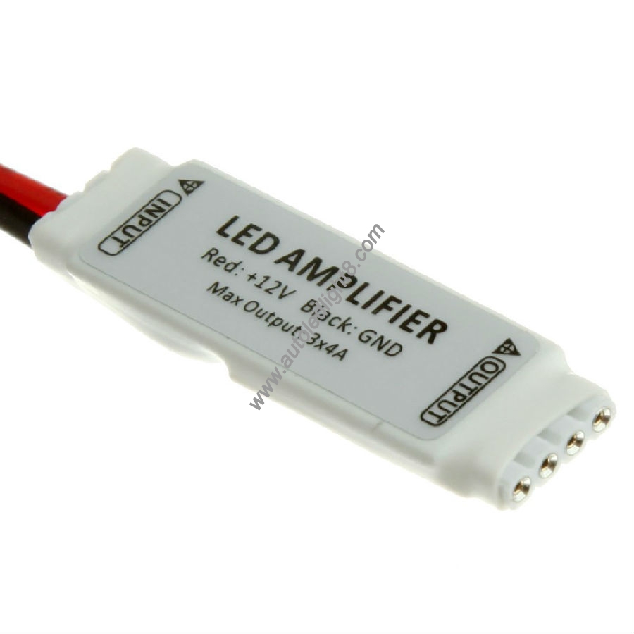 Mini LED Amplifier For Led Strip RGB Light 4pin Amplifier 12V