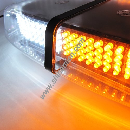 240 LED Vehicle Roof Top Emergency Hazard Warning Strobe Light -Amber White
