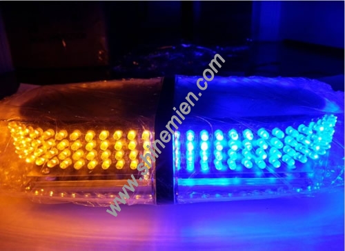 240 LED Amber/Blue color Emergency Hazard Warning LED Mini Bar Strobe Light 