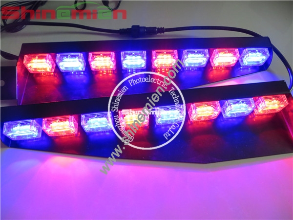 48 LED Warning Strobe Light LED Split Visor Light emergency vehicle Strobe Lights