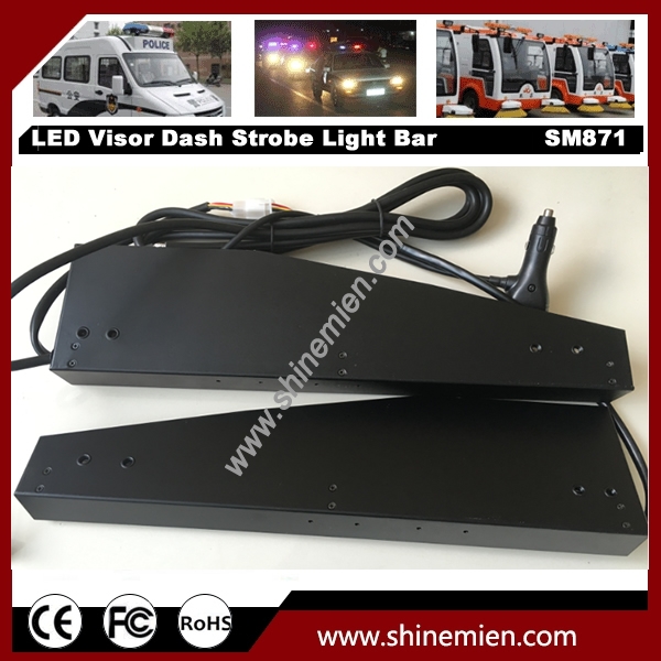 15modes 40LED Car Windshield Visor Traffic Advisor Strobe LED Lights 