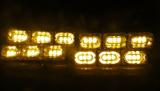 Strobe Caution Emergency Warning 16x3 High Power Grill Light LightBar 48LED amber