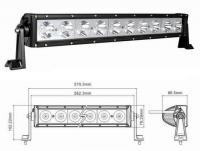 10W per LED 100W Single Row CREE LED offroad Light Bar