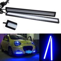 COB Car LED Light for DRL motor Lamp Waterproof Light blue  light  17.3CM 