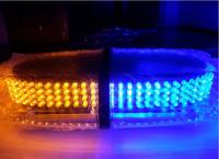 240 LED Amber/Blue color Emergency Hazard Warning LED Mini Bar Strobe Light 