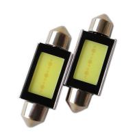 36mm COB 3Chips SMD LED 3W Dome Festoon Interior Panel Light Aluminum Shell2x 31mm COB 2Chips SMD LE