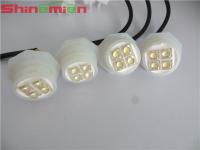 4 head White Hide Away Strobe Tubes for 80w Kits Headlight Replacement Bulbs 