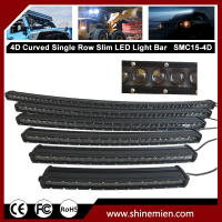 Single Row 4D Optic Fisheye Lens Single Row CR EE LED Light Bar 4x4 4wd truck 