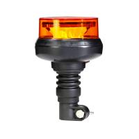 LED Rotating Flashing Amber Beacon Flexible DIN Pole mount Tractor Warning Light