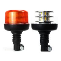 LED Rotating Flashing Amber Beacon Flexible DIN Pole mount Tractor Warning Light