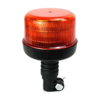 12-24V LED Flashing Amber Beacon Flexble Din Pole Mount Tractor Warning Light